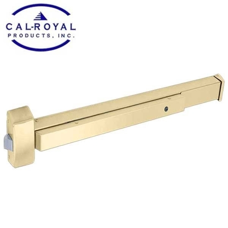 CAL-ROYAL 48" RIM Exit device, Brass CRL-A2220EO48-US3